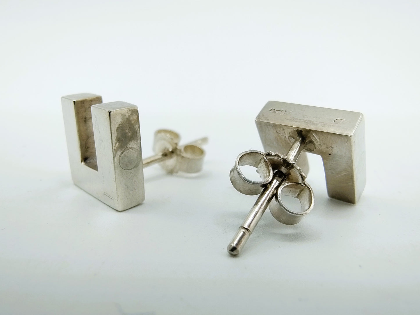Silberohrstecker, U-Form, 925