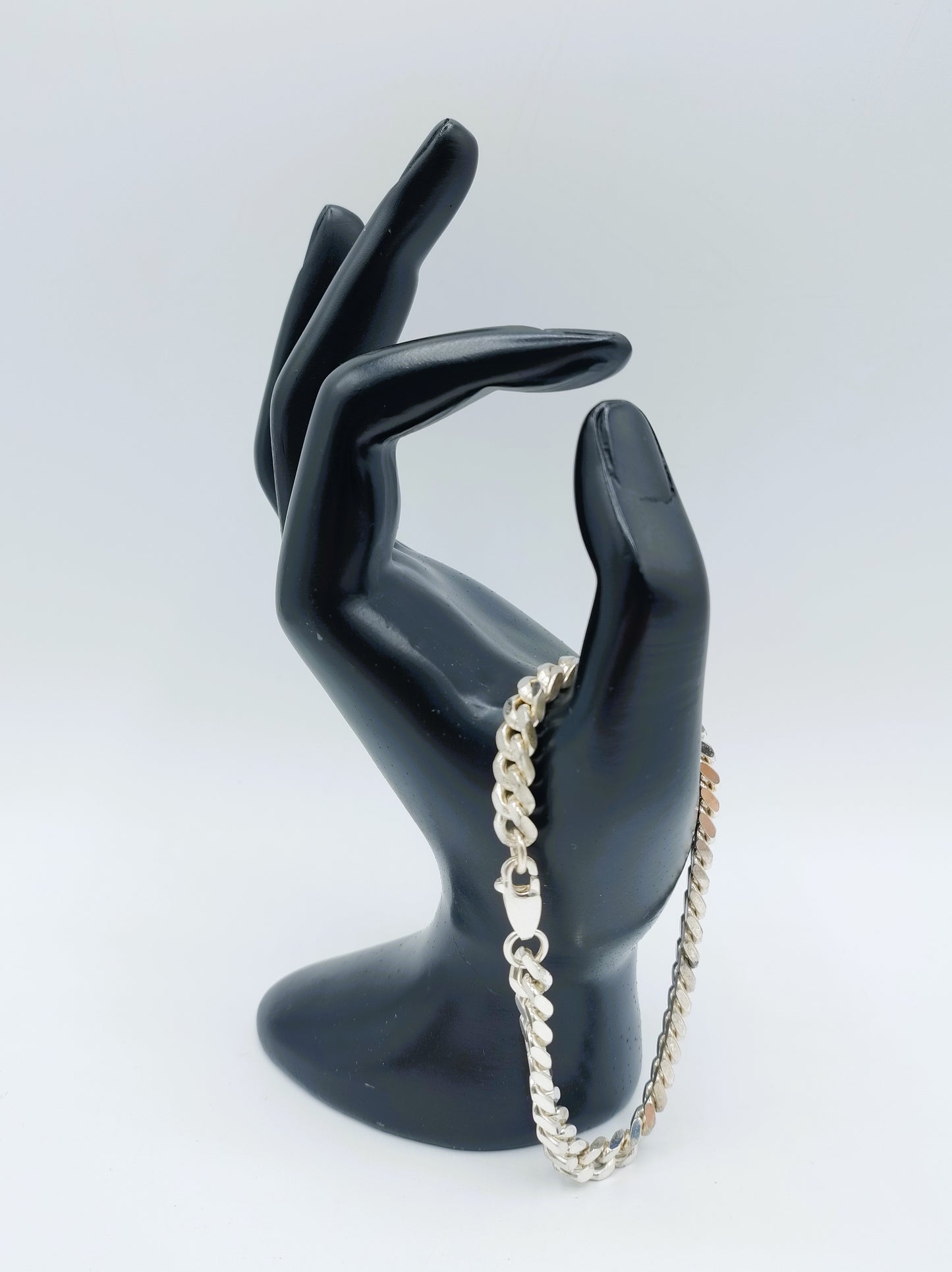 Silver men's bracelet, 925, 20.5 cm