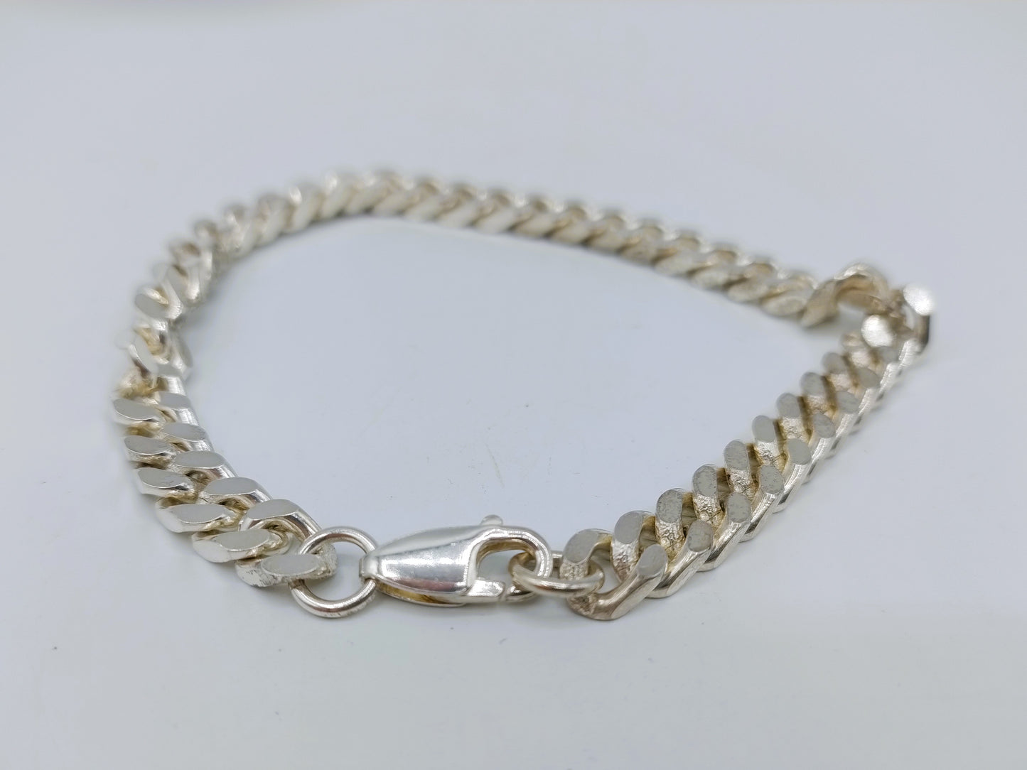 Silver men's bracelet, 925, 20.5 cm
