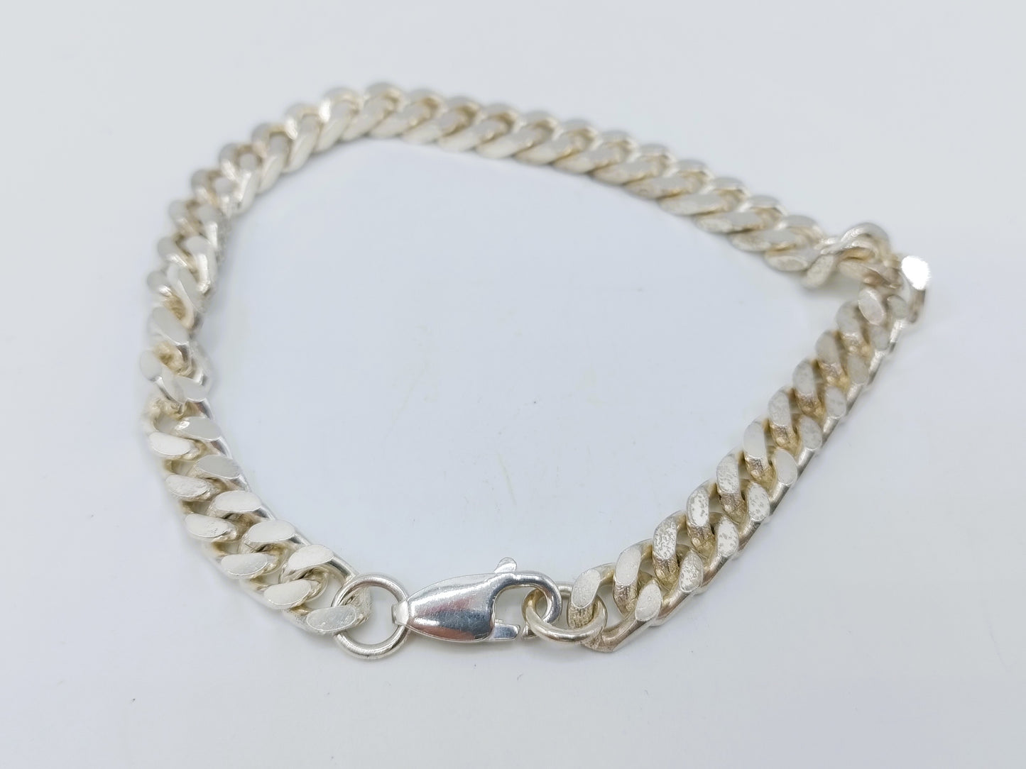 Silver men's bracelet, 925, 20.5 cm