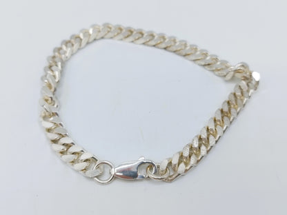 Silver men's bracelet, 925, 20.5 cm