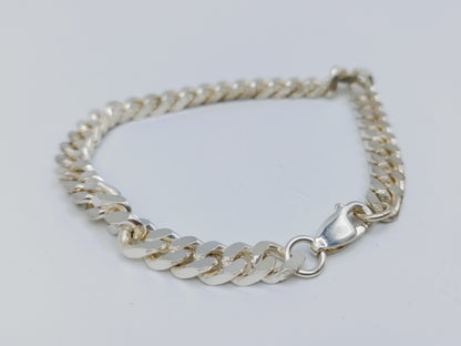 Silver men's bracelet, 925, 20.5 cm