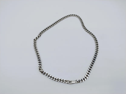 Silberne Herrenkette, 46,5 cm