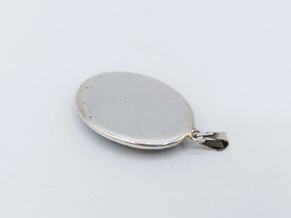 Zilveren hanger met tijgeroog