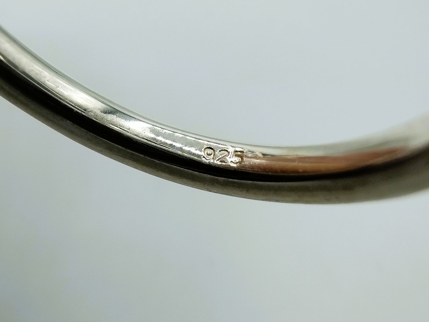 Zilveren ring met amethist, 18.75 mm