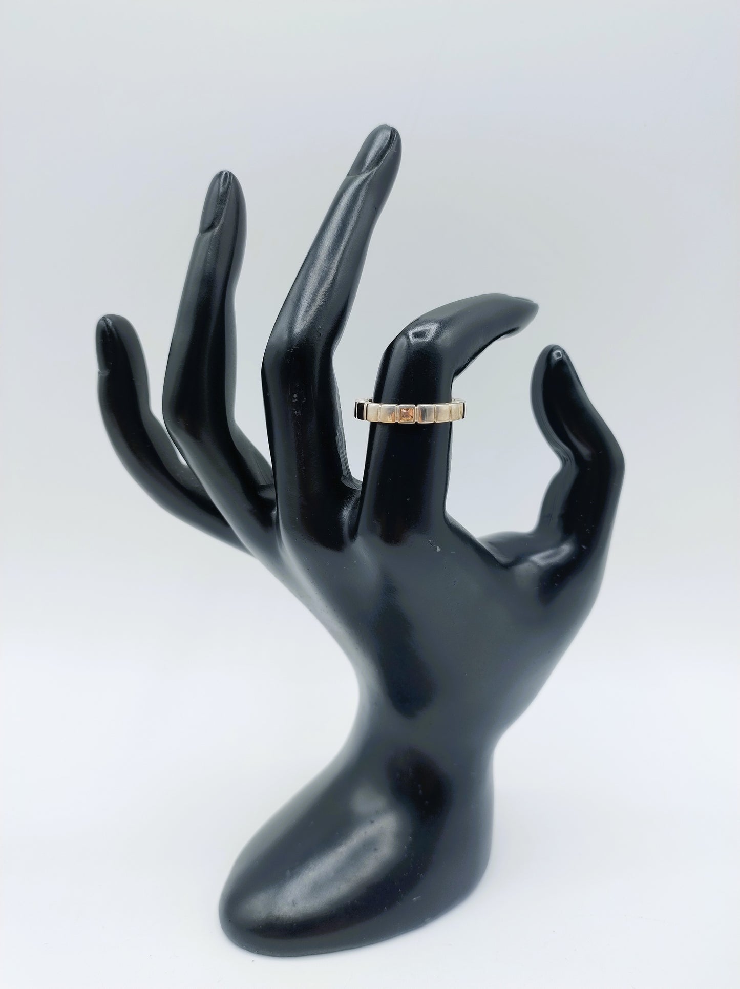 Zilveren ring met rookkwarts, Mexx, 17,25 mm