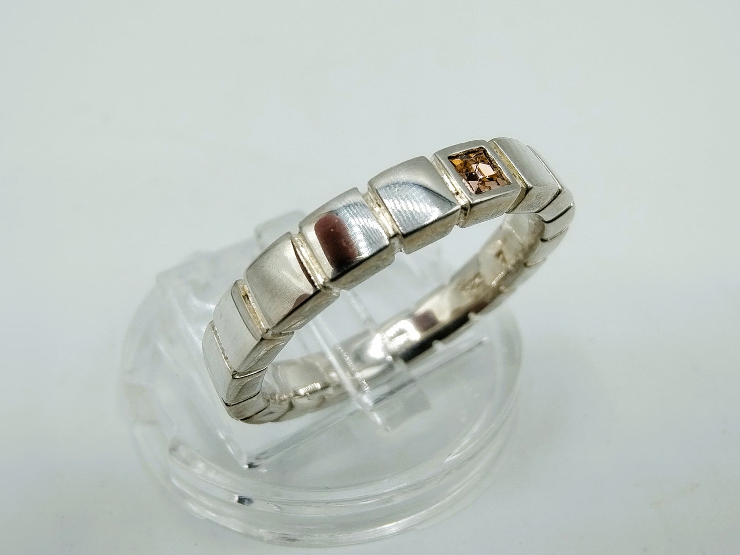 Zilveren ring met rookkwarts, Mexx, 17,25 mm