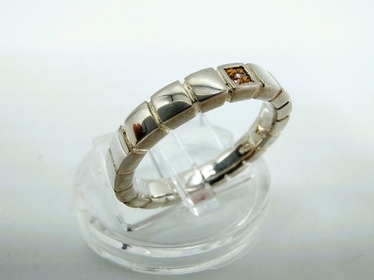 Zilveren ring met rookkwarts, Mexx, 17,25 mm