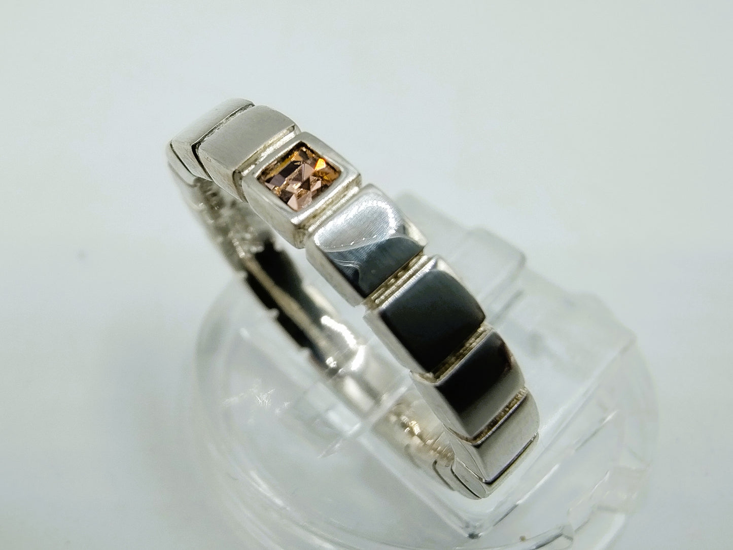 Zilveren ring met rookkwarts, Mexx, 17,25 mm