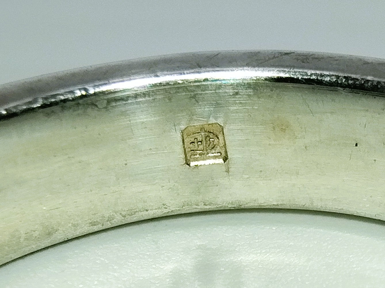 Zilveren ring met zirkonia, 17 mm
