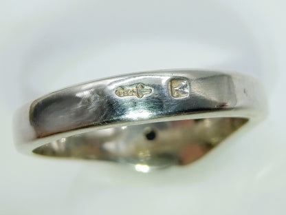 Zilveren ring met lapis lazuli, 16 mm