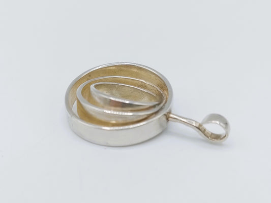 Zilveren designhanger