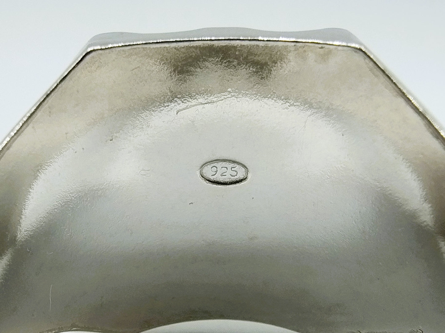 Zilveren heren zegelring met zirkonia, 21.5 mm