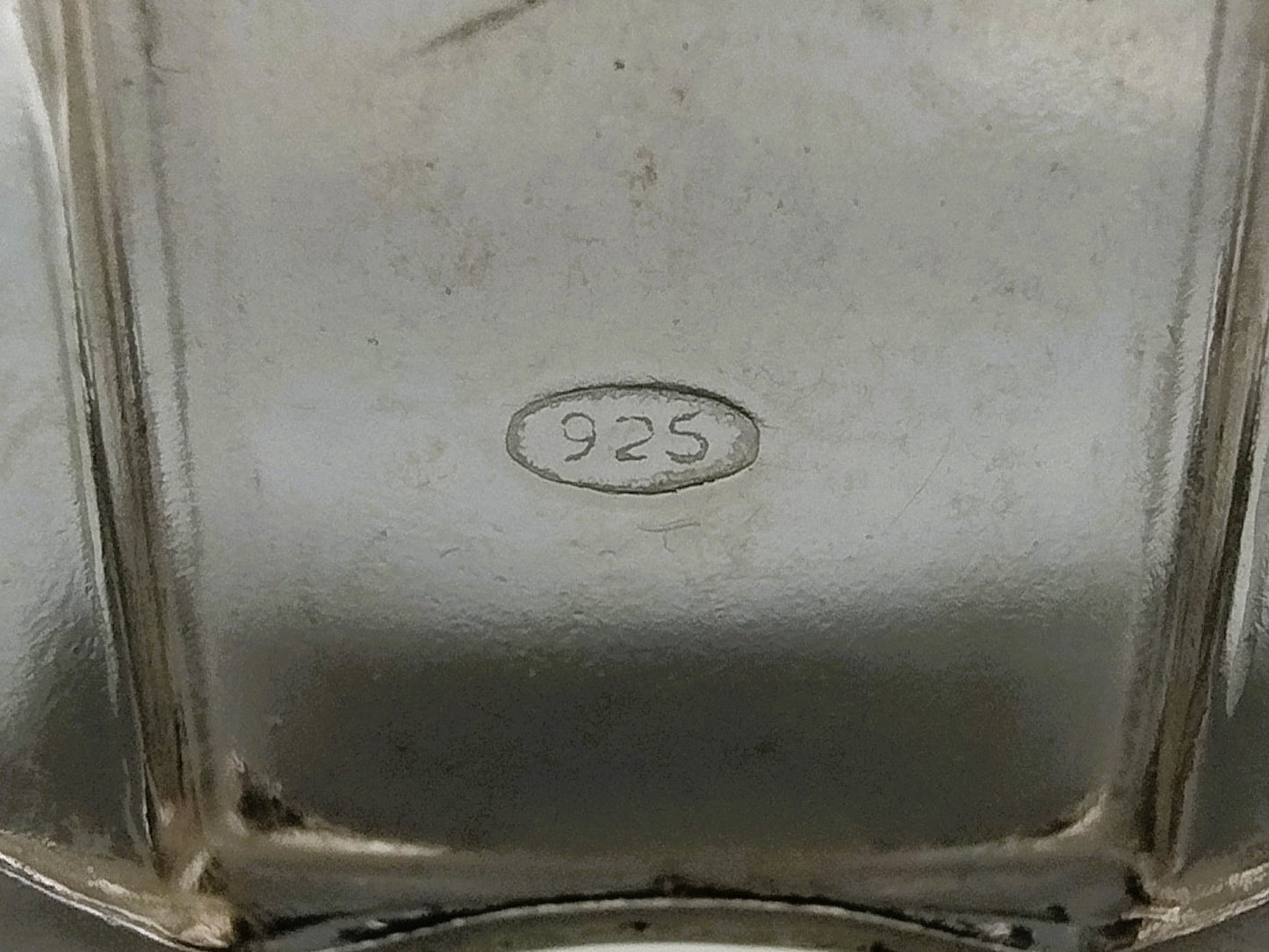 Zilveren heren zegelring, 21 mm
