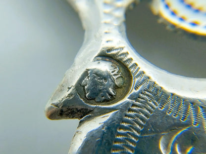 Silbernes Bibelschlossarmband, AJ Nobel, Schoonhoven, 1878 