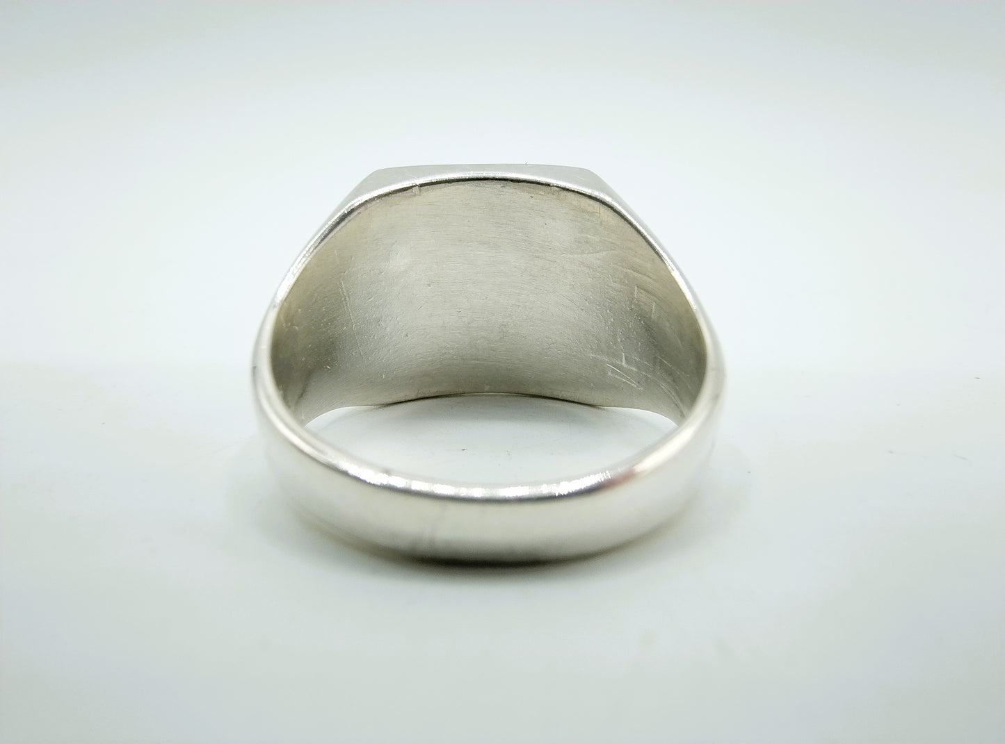 Zilveren heren zegelring, 21 mm