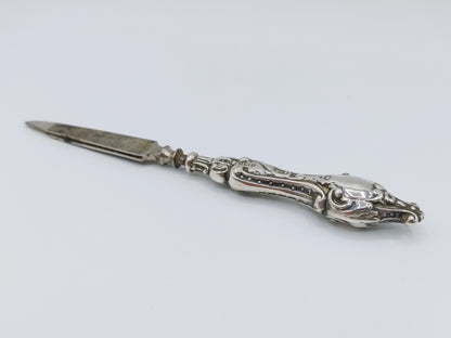Nagelvijl met zilveren heft, E.S. Barnsley & Co, Birmingham, 1901