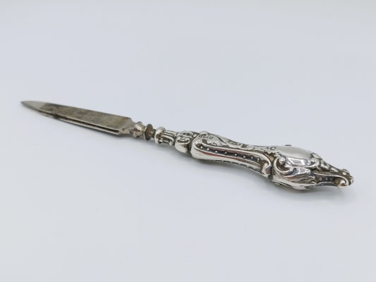 Nagelvijl met zilveren heft, E.S. Barnsley & Co, Birmingham, 1901
