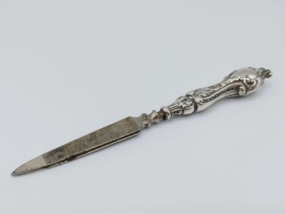 Nagelvijl met zilveren heft, E.S. Barnsley & Co, Birmingham, 1901
