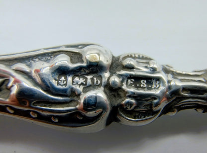 Nagelvijl met zilveren heft, E.S. Barnsley & Co, Birmingham, 1901