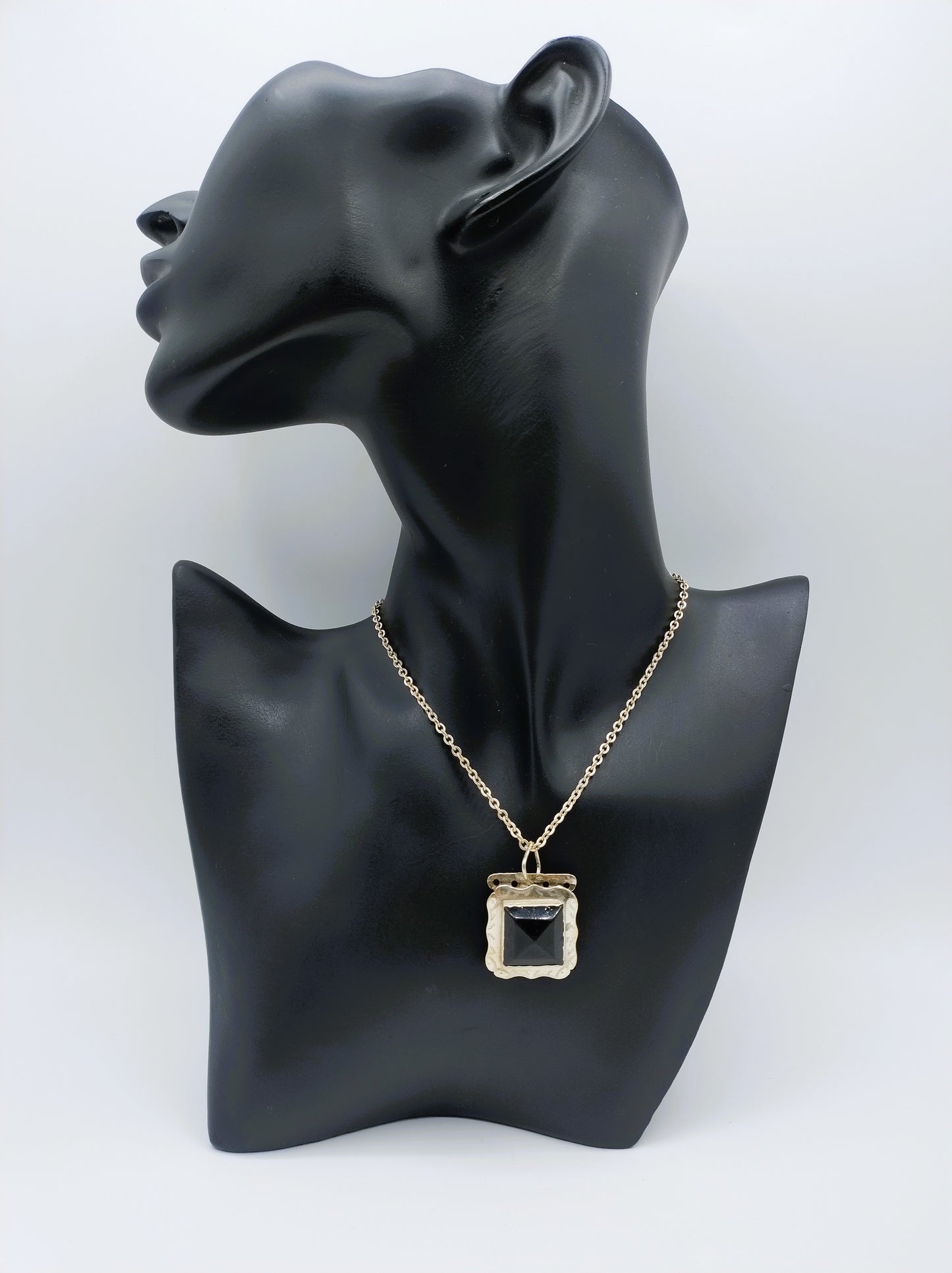Zilveren ketting met slothanger, J. de Haas, Kampen / Meppel, ca. 1900
