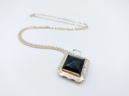 Zilveren ketting met slothanger, J. de Haas, Kampen / Meppel, ca. 1900