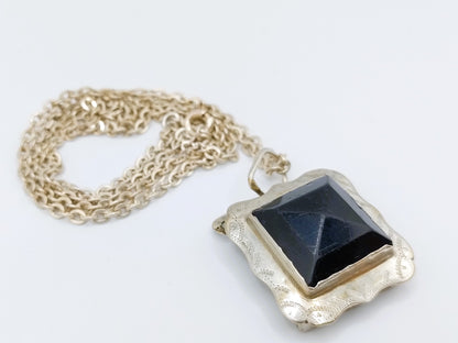 Zilveren ketting met slothanger, J. de Haas, Kampen / Meppel, ca. 1900