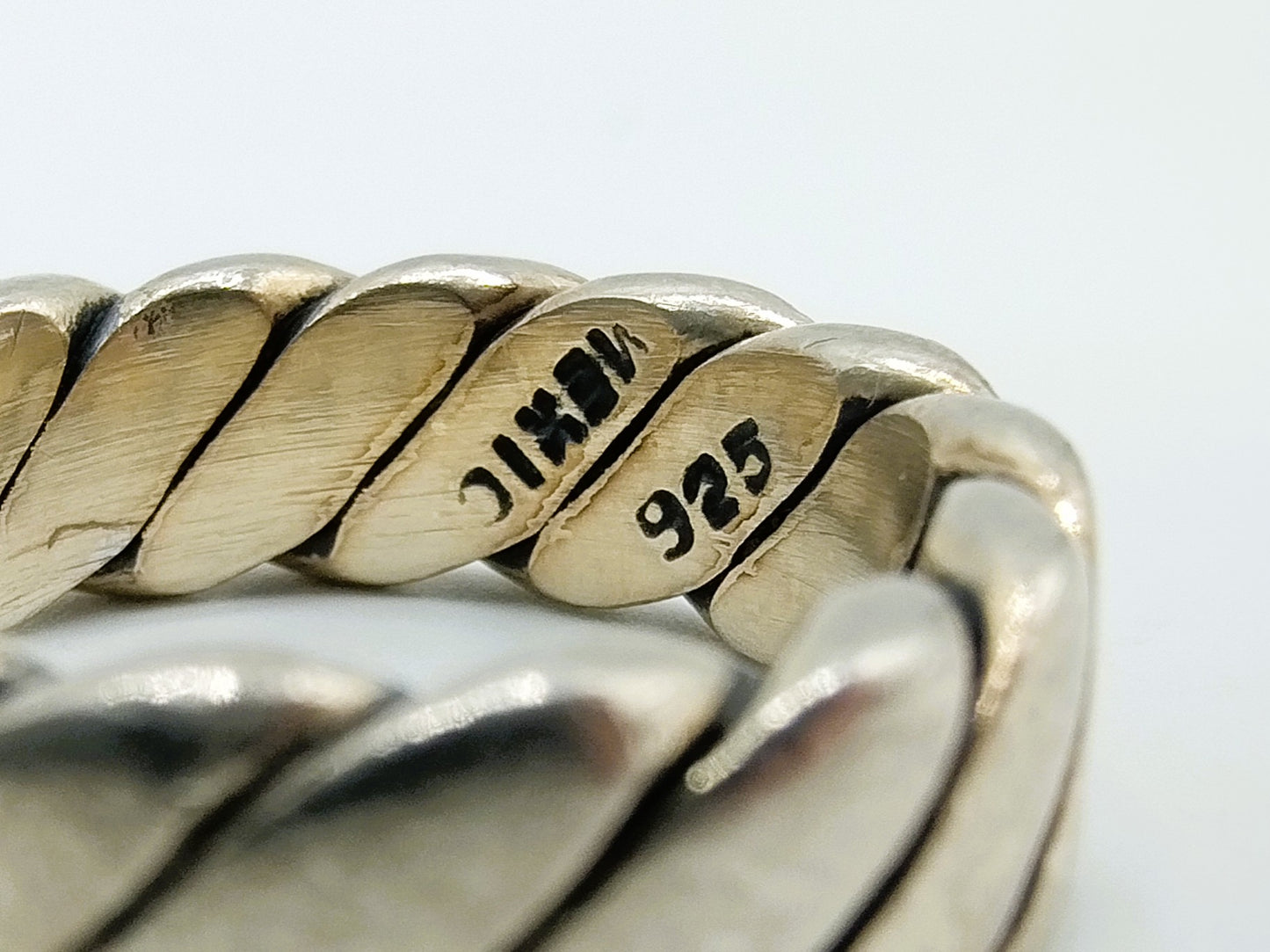 Zilveren herenring, Mexico, 17 mm