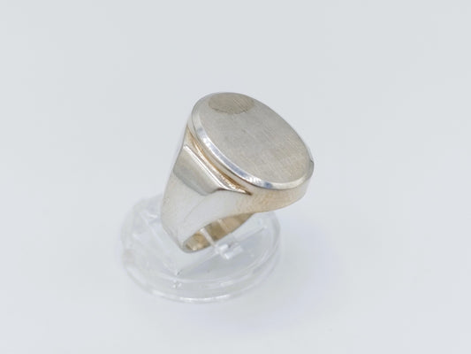 Silberner Herren-Siegelring, 19,5 mm 