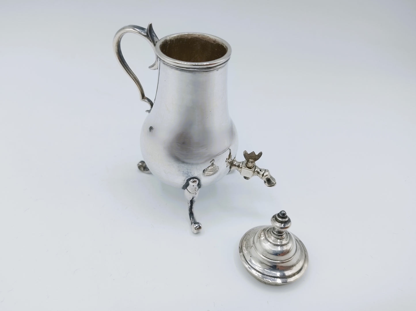 Silberner Miniatur-Zapfkrug, A. van Geffen, Amsterdam, 1761