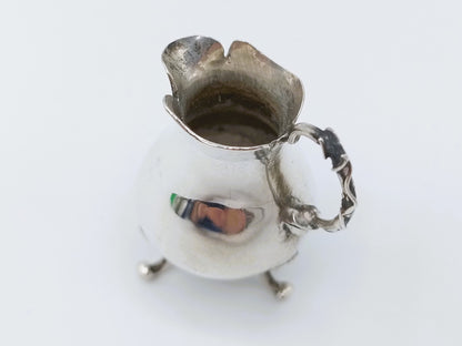 Zilveren miniatuur melkkan, Pieter van Somerwil II, Amsterdam, 1768