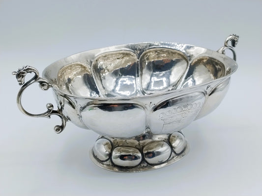 Silberne Branntweinschale, W. Sevensteern, Groningen, 1695