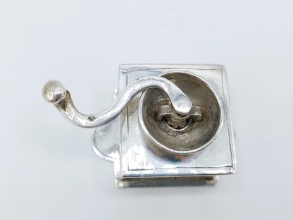 Zilveren miniatuur koffiemolen, P. Somerwil II, Amsterdam, 1767