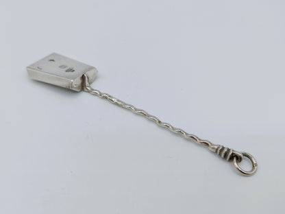 Zilveren miniatuur kolenschop, J. Borduur, Amsterdam, 1745