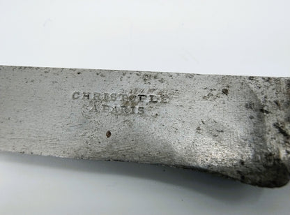 Zilveren mesheft met stalen lemmet, J. Kuyper, Middelburg, 1750