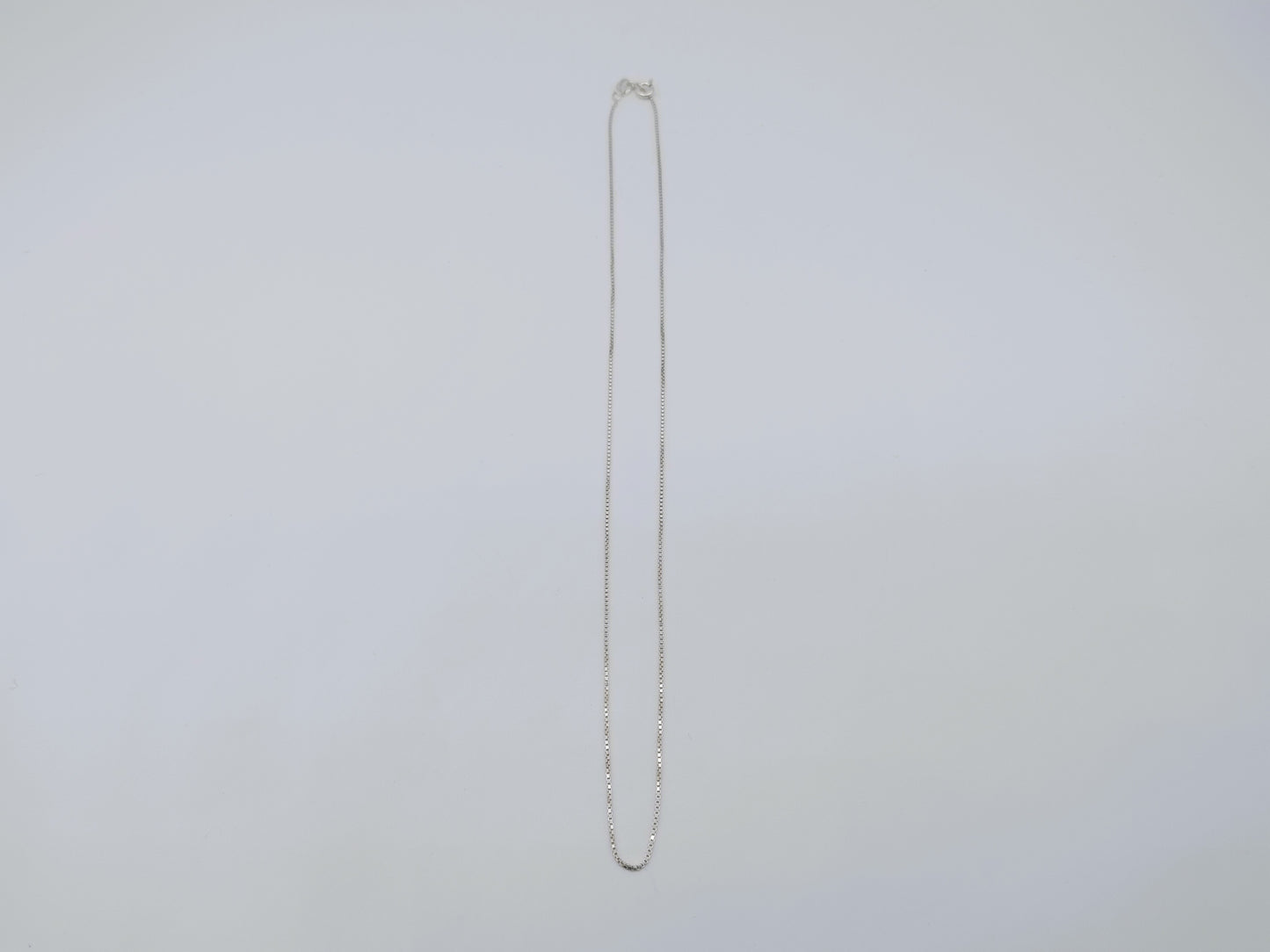 Zilveren venetiaans collier, 42 cm