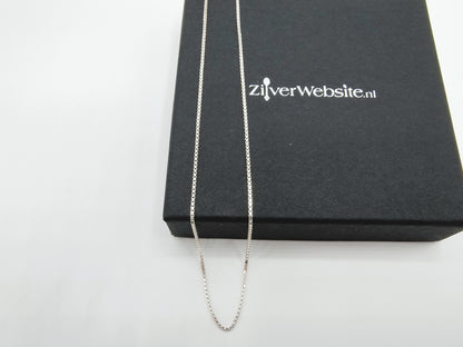 Zilveren venetiaans collier, 42 cm