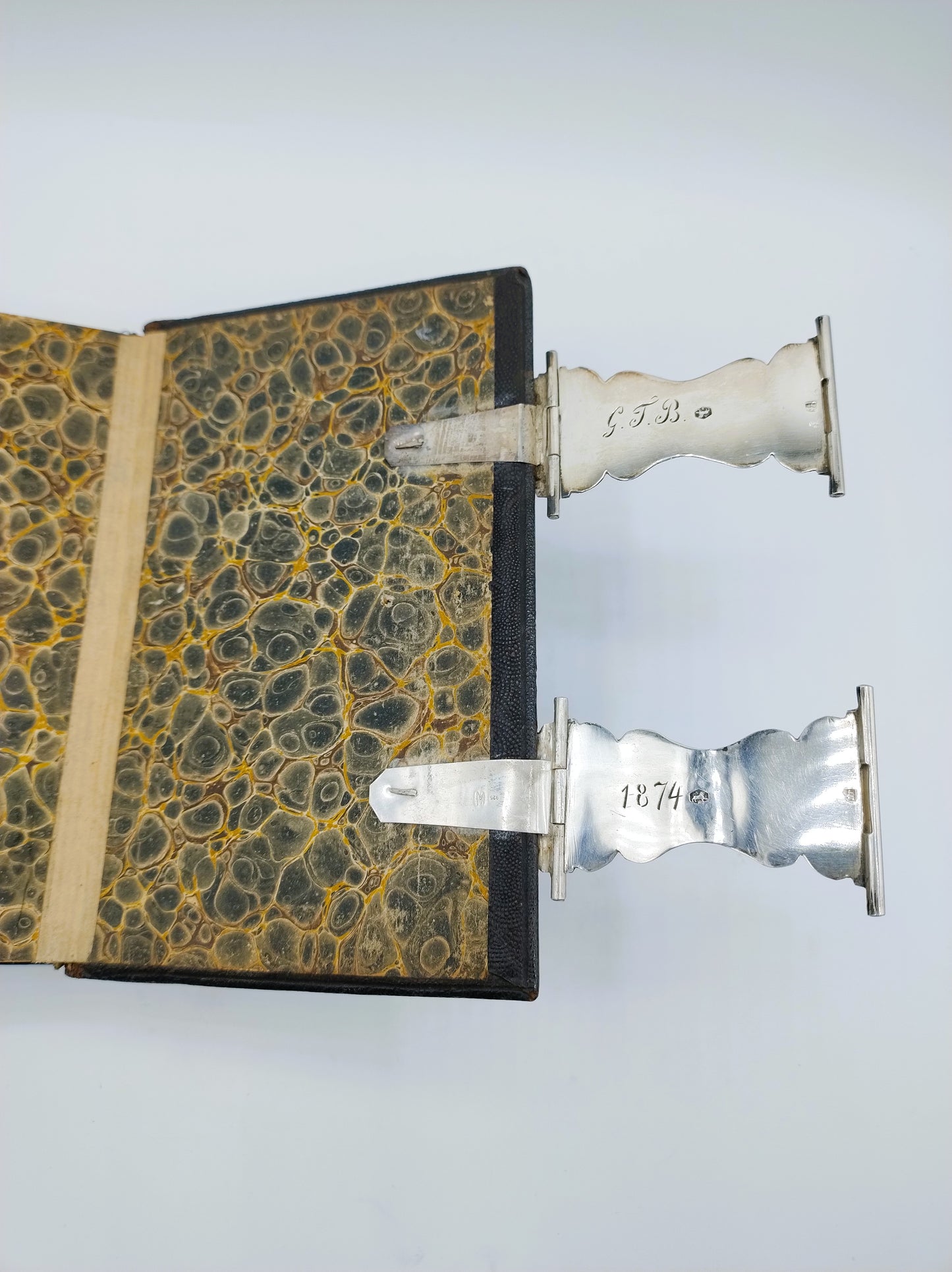 Bibel mit Silberverschlüssen, J. Kooiman, Schoonhoven, 1874