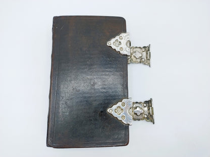 Bibel mit Silberverschlüssen, KJ Kanninga, Drachten, 1873