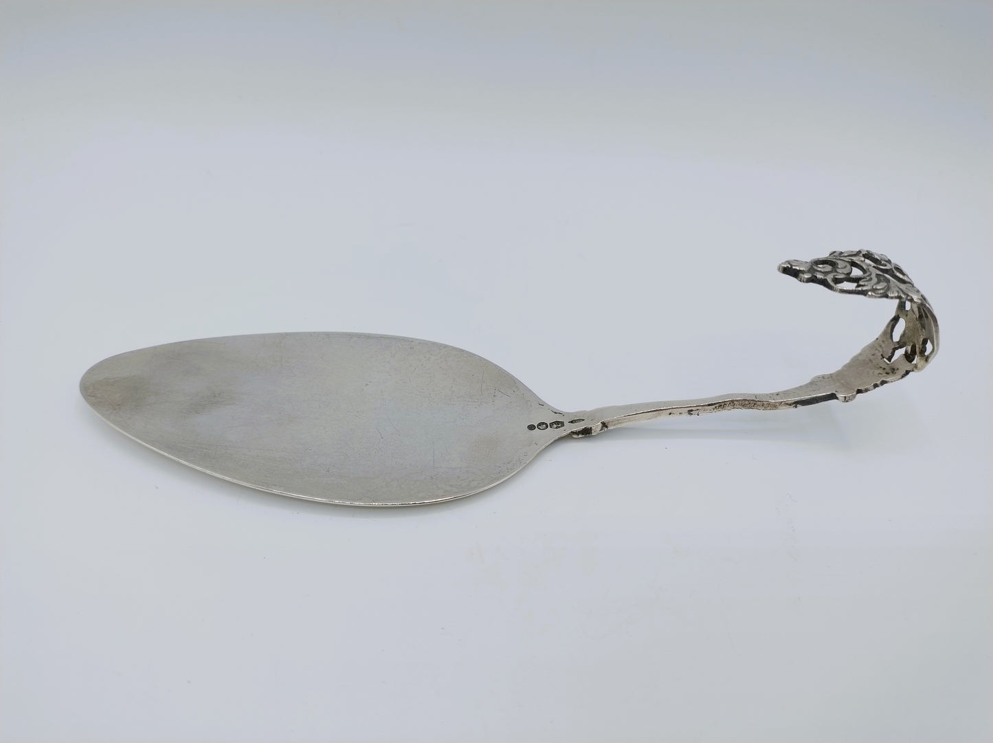 Zilveren taartschep, A. Pluut Jr, Schoonhoven, 1936