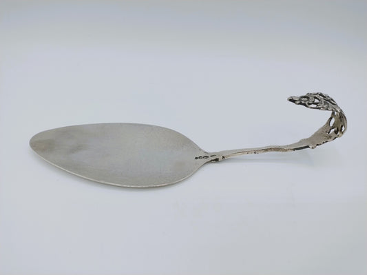 Silver cake server, A. Pluut Jr, Schoonhoven, 1936