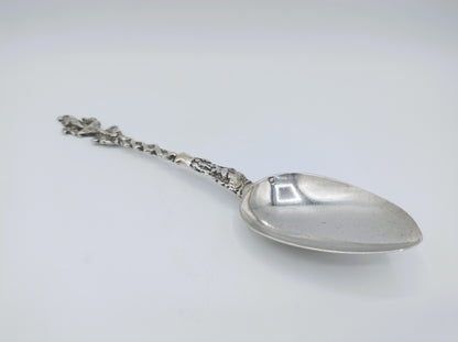 Silver commemorative spoon, mother's love, 1868