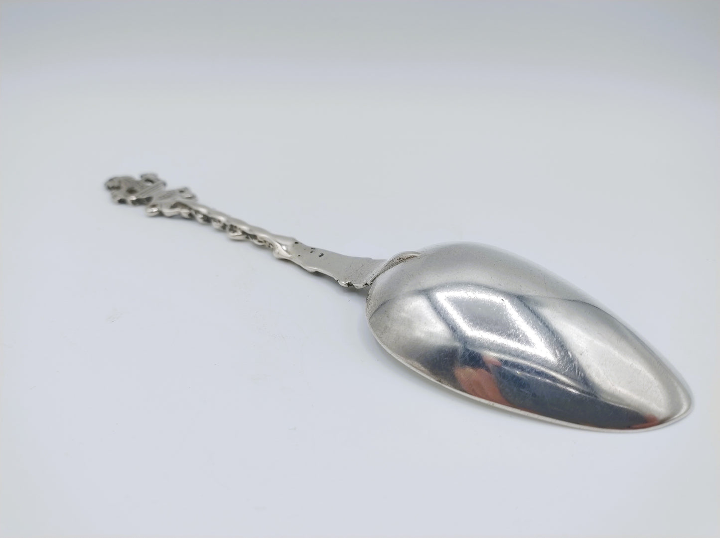 Silver commemorative spoon, mother's love, 1868