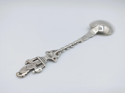 Silver commemorative spoon, mother's love, 1868