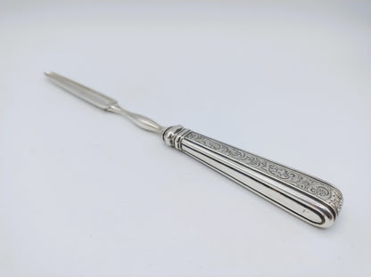 Zilveren mergboor, J. Lintveld Sr, Amsterdam, 1844