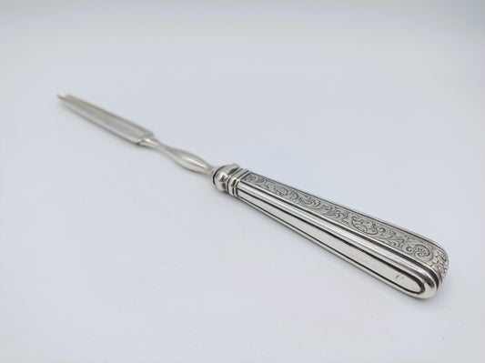 Zilveren mergboor, J. Lintveld Sr, Amsterdam, 1844
