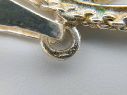 Zilveren jasseronketting met Zeeuwse knop hanger, 70 cm.