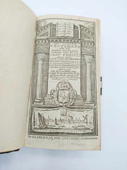 Bijbel met zilveren slot, Haarlem, 1809