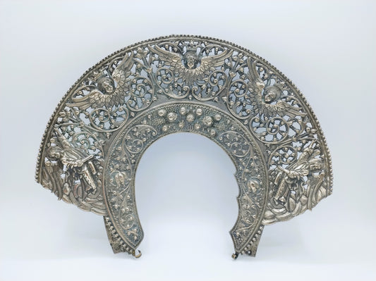 Zilveren halo, R. Ernest, Moskou, Rusland, 1728