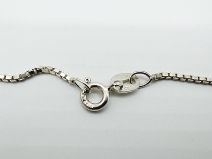 Zilveren venetiaans collier, 50 cm